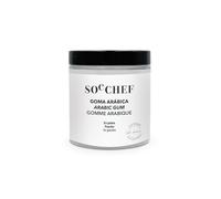 Soc Chef Arabic Gum Powder, Natural Thickening Agent for Culinary Delights - 130g