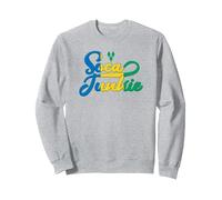 Soca Junkie St Vincent and Grenadines Caribbean Carnival Sweatshirt, Adult Unisex, Heather Grey, Small