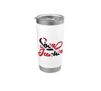 Soca Junkie Trini Trinidad & Tobago Flag Carnival Stainless Steel Insulated Tumbler