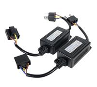 SOCAL-LED 2x H4 9003 LED Decoder Upgraded Strong Canbus Error Code Warning Canceller Anti Flicker Relay Adapter