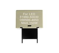 SOCAL-LED 8-Pin LM449 81980-50030 Electronic LED Flasher Relay for Fix LED Turn Signal Bulbs Hyper Flash Issue