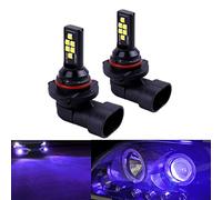 SOCAL-LED LIGHTING 2x HB4 9006 LED Fog Light Bulb Advanced 3030 SMD Bright Colorful Daytime Running DRL Lamp, Blue Purple