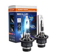 SOCAL-LED LIGHTING D2R 35W Xenon HID Headlight Bulbs - 8000K Ice Blue - 85126UB 66250 85126WX OEM High Low Beam Direct Replacement - Pack of 2