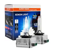 SOCAL-LED LIGHTING D3S 35W Xenon HID Headlight Bulbs - 4300K Warm White - 66340 42403 42302 OEM High Low Beam Direct Replacement - Pack of 2