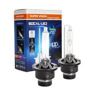SOCAL-LED LIGHTING D4S 35W Xenon HID Headlight Bulbs - 10000K Deep Blue - 66440 42402 42402WX OEM High Low Beam Direct Replacement - Pack of 2