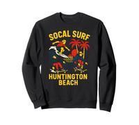 SoCal Surf Huntington Beach Vintage Mens Surfs Up Sweatshirt