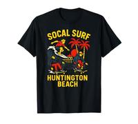 SoCal Surf Huntington Beach Vintage Mens Surfs Up T-Shirt