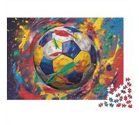 Soccer 1000 Piece Sports Jigsaw Puzzle for Adults - Relaxing Challenge, Educational Brain Teaser, Home Décor (1000pcs (75x50cm))
