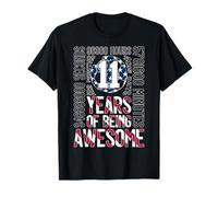 SOCCER 11 YEARS OF BEING AWESOME SOCCER 11TH BIRTHDAY T-Shirt