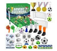 Soccer Advent Calendar 2025 for Men & Boys, 24 Days Countdown Sport Advent Calendar, Christmas Countdown Calendar for Man and Christmase Tree Decor