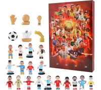 Soccer Advent Calendar, 24 Days, for The Pre-Christmas Period, Contains 24 Toys, for Soccer Fans