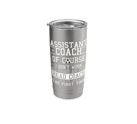 Soccer Assistant Coach Gets It Right First Time Stainless Steel Insulated Tumbler