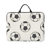 Soccer Ball, 14 Inch Laptop Sleeve, Notebook Bag Laptop Case Sleeve Briefcase with Handle