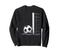 Soccer Ball at Goal Sport Illustration Sweatshirt