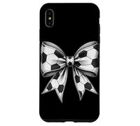 Soccer Ball Coquette Women Preppy Soccer Coquette Bow Girl Case for iPhone XS Max