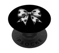 Soccer Ball Coquette Women Preppy Soccer Coquette Bow Girl PopSockets Adhesive PopGrip