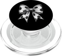 Soccer Ball Coquette Women Preppy Soccer Coquette Bow Girl PopSockets PopGrip for MagSafe
