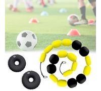 Soccer Ball Deflector with Water Bag - Agility Trainer for Reflexes & Skills, Coach & Player Training Aid, 4M