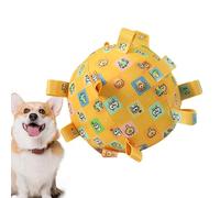 Soccer Ball Dog Toy With Straps,Puppy Chew Ball - Interactive Toys For Small & Medium Dogs, Puppy Chewing -Toy, Squeaky Dog -Balls