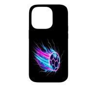 Soccer Ball Dynamic Speed Light Trails Case for iPhone 14 Pro