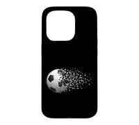 Soccer Ball Exploding Hearts Player Design Case for iPhone 15 Pro