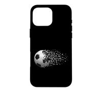 Soccer Ball Exploding Hearts Player Design Case for iPhone 16 Pro Max