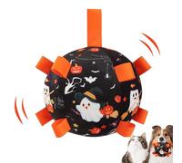 Soccer Ball for Dogs | Halloween Pet Soccer Ball,Interactive Training Bell Toy for Chasing Stimulation Hunting Boredom Relief Home Halloween Playtime