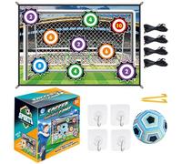 Soccer Ball Game Mat Set - Soccer Practice Mat Set | Small Goal Toy | Training Equipment with 1 Ball, 1 Flannel Target