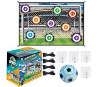 Soccer Ball Game Set For Kids Football Accuracy Exercise,Kid Soccer Toys Game ,Indoor Outdoor Toss Goal ,Party Gift For Boys Girls 3 4 5 6 7 8+ Year Old Toys
