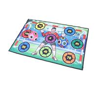 Soccer Ball Game Set Soft Lightweight Flannel Indoor Soccer Target Goal Game for Kids, Includes 2 Balls Air Pump, for Indoor Outdoor Backyard