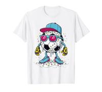 Soccer Ball Melting Ice Cream Drip Goalie Sprinkles Funny Value Graphic T-Shirt, Men, White, XL
