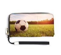 Soccer Ball on A Field Fashion Shopping Tote Bag,Designer Shoulder Handbags,Womens Purse Handbags,Hobo Bags Cute Storage Bag for Women, Style, 20.0*10.5cm