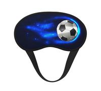 Soccer Ball On Fire, Full Eye Covers Light Blocking Eye Masks Blackout Sleep Eye Muffs