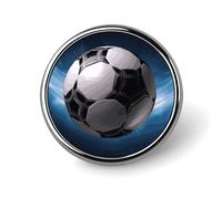 Soccer Ball Round Badge Cute Enamel Lapel Pin Brooches Button Pin Personalized Clothing Decoration Unisex Badge Holder Hats Bags Shirts Decor