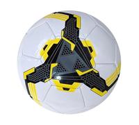 Soccer Ball Size 5 for Training,Competition,PVC,Yellow | PVC material,size 5,for training and competition,suitable for various surfaces,durable construction,easy to clean