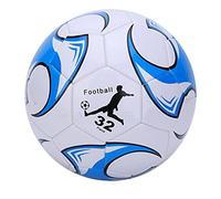 Soccer Ball Size 5, Soccer Balls Size 5 Size 5 Soccer Ball with Ball Needle 2.7 Thick Blue PU Leather Stitching Training Soccer Ball for Kick, Training Ball, Ball Delivery Pin