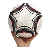 Soccer Ball, Standard Size Football PVC Teaching Training FootBall Double Layer Explosion Proof Soccer Ball for Indoor Outdoor for Teenagers Adults (Type 5(8.3 X 8.3 X 3.5in))