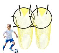 Soccer Ball Training Net, Foldable Football Training Net for Easy Setup, 2 x Sports Must-Haves, Multipurpose Trainer Accessories for Garden and Small Field Practice