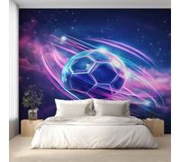 Soccer Ball Wallpaper, 390x260 cm (WxH), Home Decor