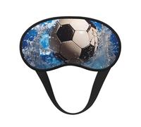 Soccer Ball Water Sleep Eye Mask for Women Men Soft and Comfortable Sleep Mask Blackout Sleeping Eye Cover for Travel Yoga Nap Shift Work