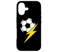 Soccer Ball with Yellow Lightning Bolt Team or Leader Case for iPhone 17