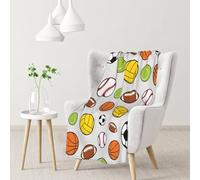Soccer Baseball Ball,Throws For Sofa Bed Chair, Decorative Throw Blanket, Blanket for Travel 30x40 inches