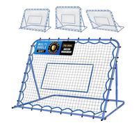 Soccer Baseball Rebounder Soccer Goal Net, Volleyball Rebound Pitchback Net | Quick Switch Angle Soccer Softball Training for Ball Control, Passing, Bounce Back Practice, Easy Setup Lacrosse Soccer Gifts