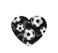 (Soccer Black) Printed Paper Car Air Freshener Lavender Scented Hanging Odor Remover 10/40/100 Pcs for Vehicle Home Closet Wardrobe - Heart Shape