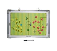 Soccer Board - Erasable Football Clipboard with 2 Marker Pens - Portable Whiteboard for Referee Tracking Player Development
