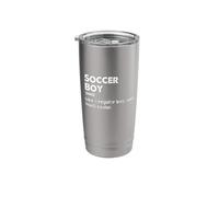 Soccer Boy Dictionary Definition Funny Sports Stainless Steel Insulated Tumbler