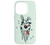 Soccer Bunny Referee Whistle Cool Rabbit Football Case for iPhone 14 Pro