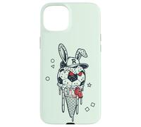 Soccer Bunny Referee Whistle Cool Rabbit Football Case for iPhone 15 Plus