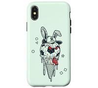 Soccer Bunny Referee Whistle Cool Rabbit Football Case for iPhone X/XS