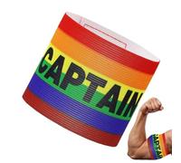 Soccer Captain Armband - Elastic Breathable Fabric Band, Team Leadership Identifier Strap, Secure Arm Fit Training Accessory, Competitive Match Role Recognition Athletic Gear | for Youth Adult Practic
